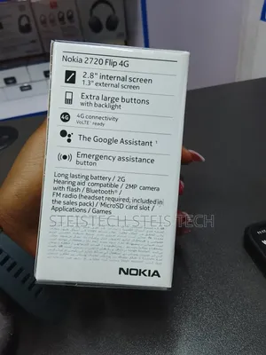 New Nokia 2720 Flip 512 GB Black