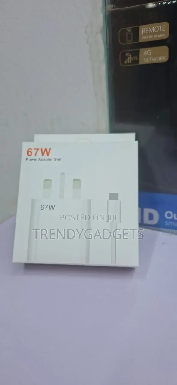 67w Turbo Charge Power Adapter Kit Fast Usb-C Charger