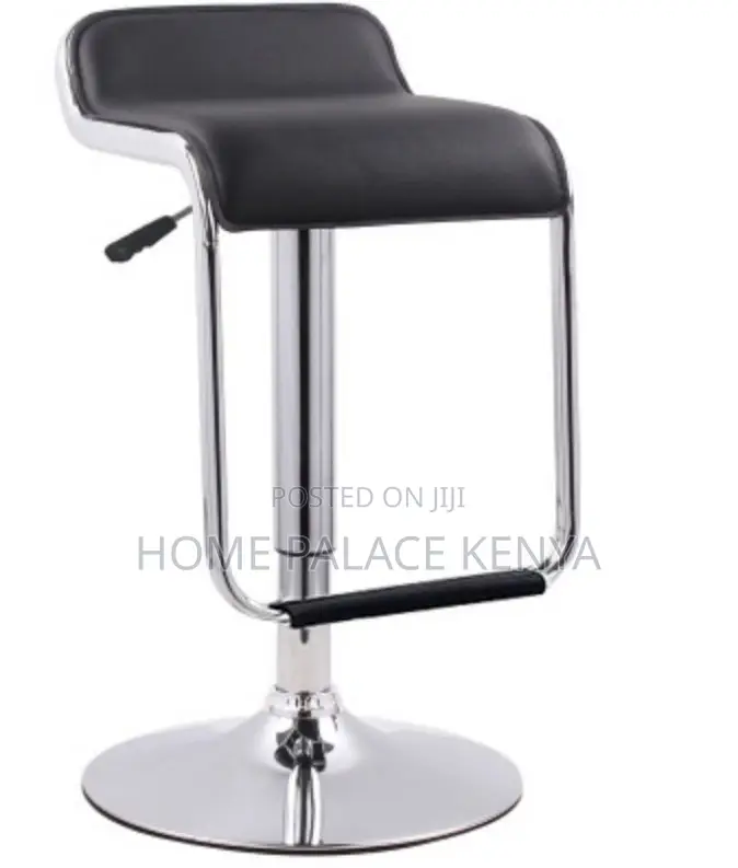 Bar Stool: Mid Century Adjustable Pu Leather Bar Stool