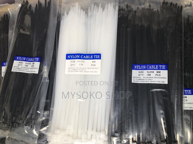 5x250mm Cable Ties (100 Pieces ) - thumbnail 2
