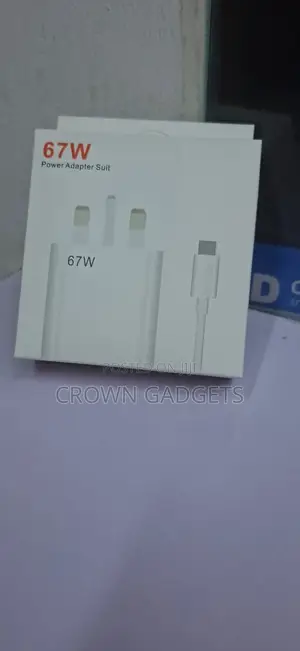 67w Fast Charger Suit With 6a Usb-C Cable Turbo Charge