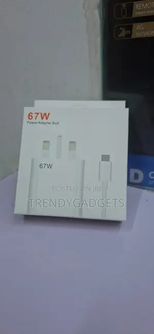 67w Fast Charger Suit With 6a Usb-C Cable Turbo Charge