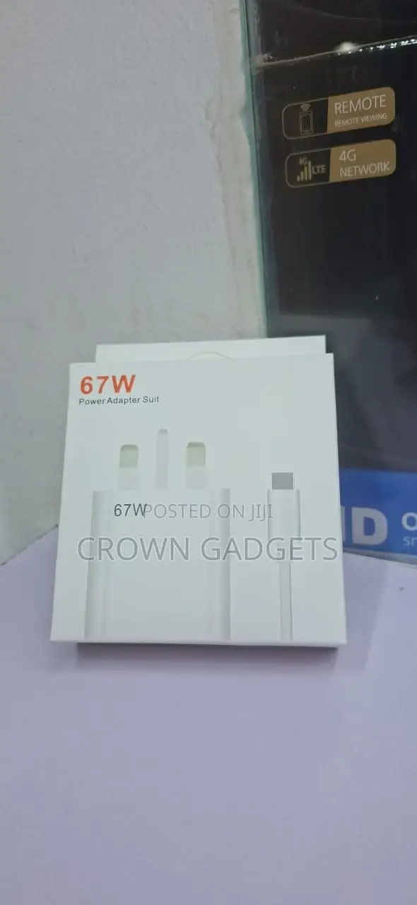 67w Fast Charger Suit With 6a Usb-C Cable Turbo Charge