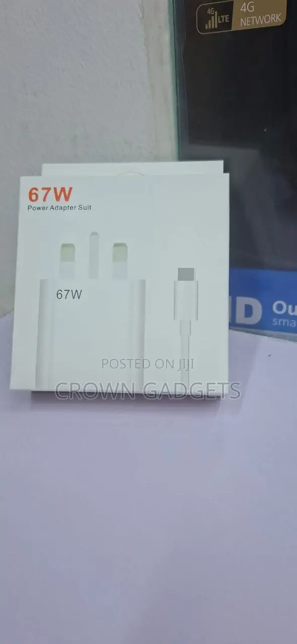 67w Usb-c Turbo Charger Fast Charging Power Adapter Kit