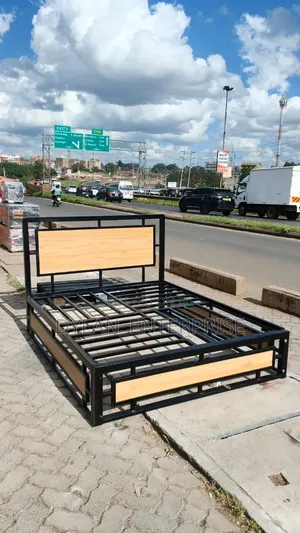 Padded Metal Bed Frame