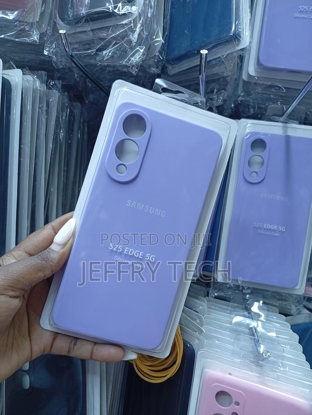 Samsung S25 Edge 5g Silicone Case in Lavender Purple - thumbnail 2
