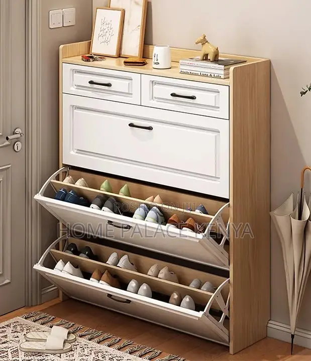 Shoe Rack: Ultra-Thin Flip Shoe Cabinet