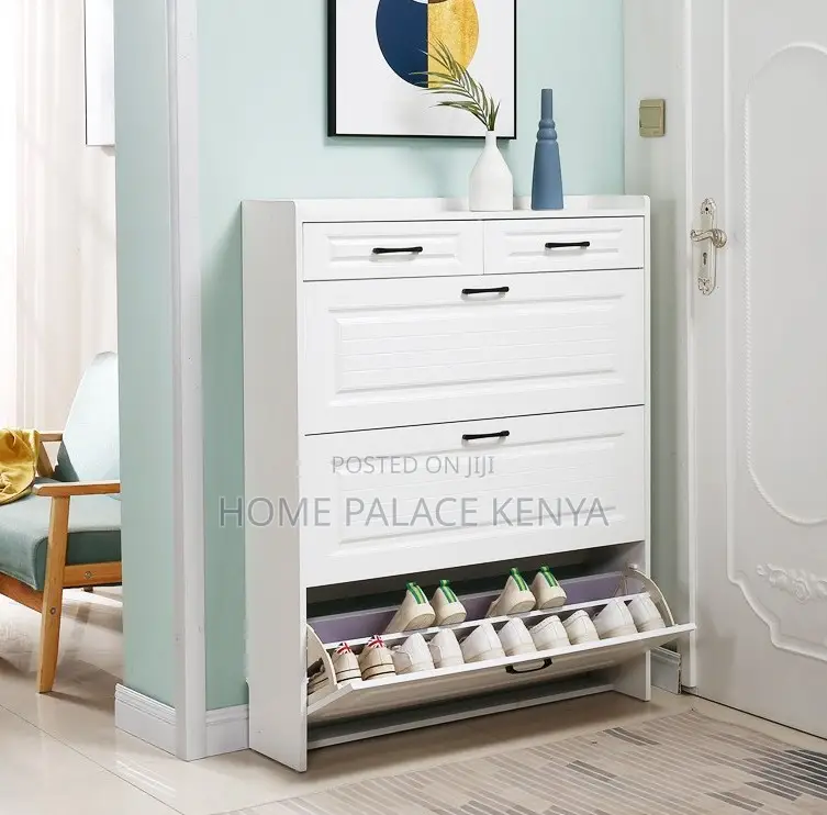 Shoe Rack: Ultra-Thin Flip Shoe Cabinet