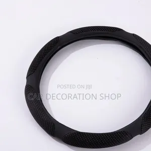Breathable Spongy Padded Black Steer Cover