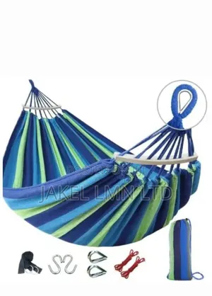 200 X 150cm Double Canvas Hammock With Spreader Bars, Durable Portable