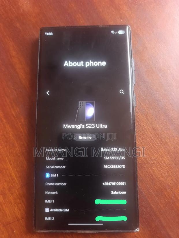 Samsung Galaxy S23 Ultra 256 GB Black - thumbnail 3