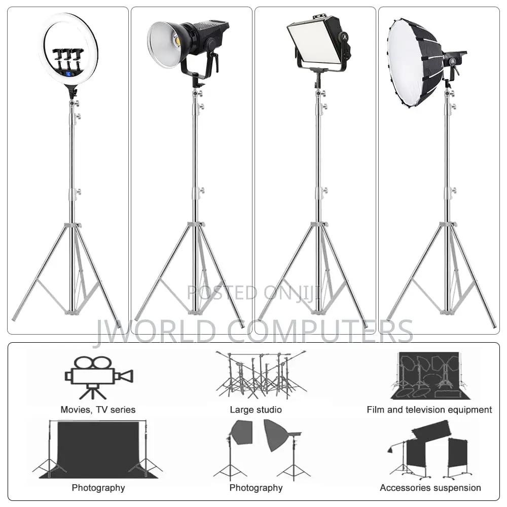 Visico Ls-5027-S Stainless Steel Lightstand