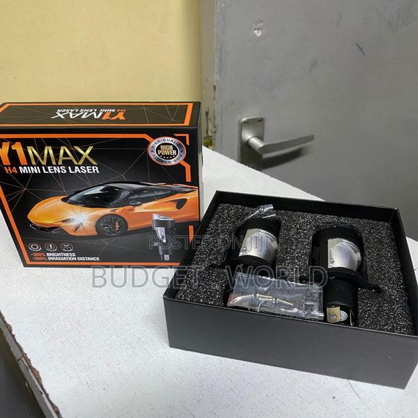 Y1 Max H4 Mini Projector Led Headlight Bulbs for Cars and Motorcycles