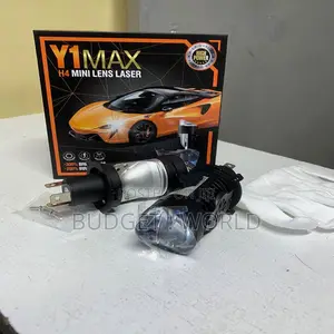 Y1 Max H4 Led Mini Lens Projector With High and Low Beam Function