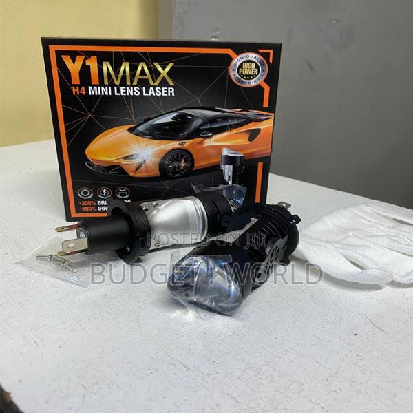 Y1 Max H4 Led Mini Lens Projector With High and Low Beam Function