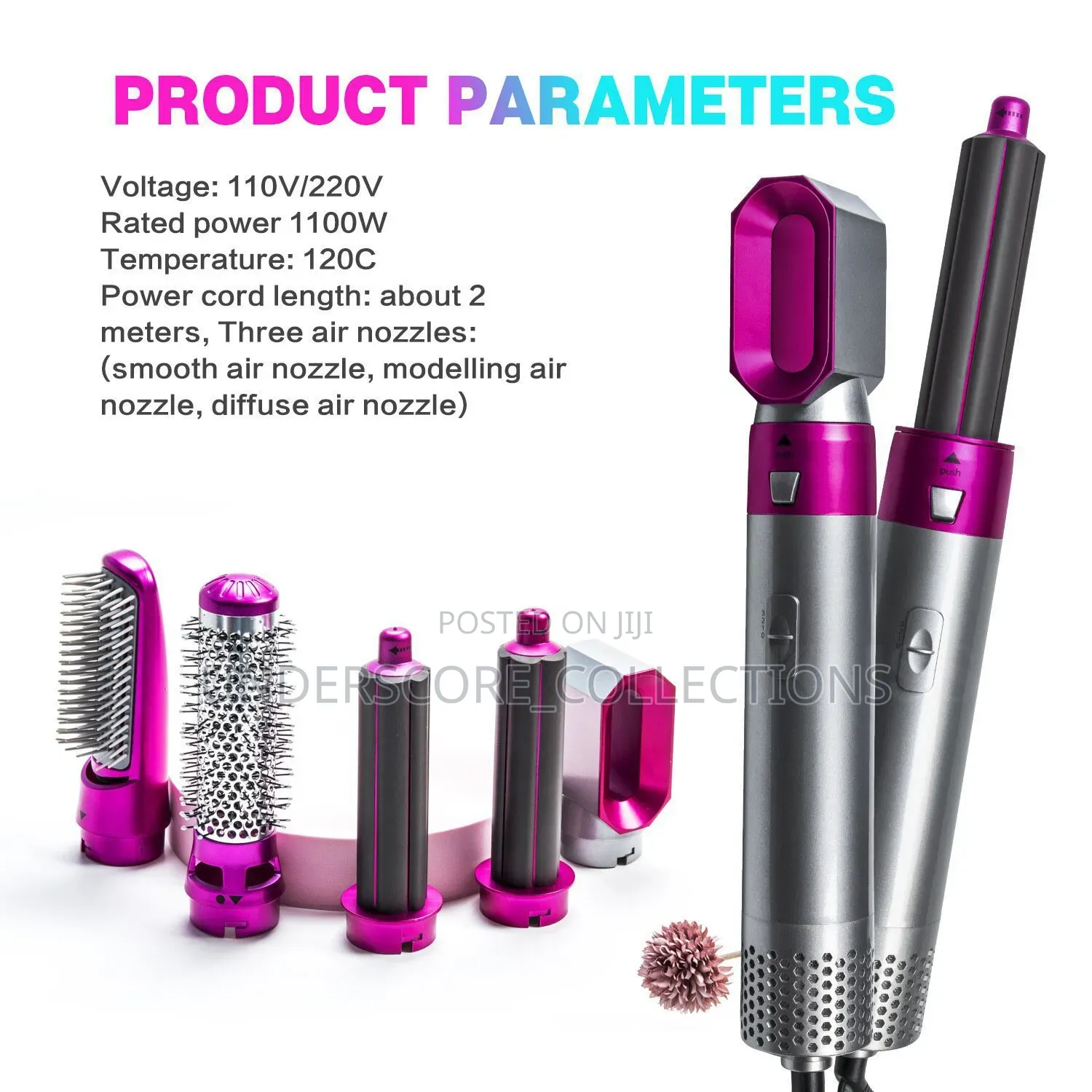 New Five-in-One Automatic Curling Iron, Hair Styling Comb