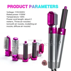 New Five-in-One Automatic Curling Iron, Hair Styling Comb