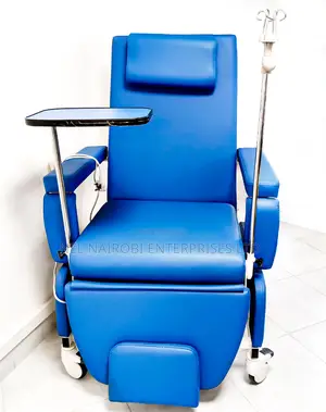 Light Blue Green Brown Electric Dialysis Chair