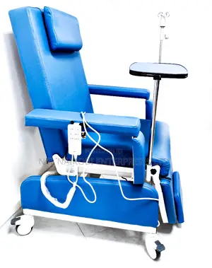 Light Blue Green Brown Electric Dialysis Chair