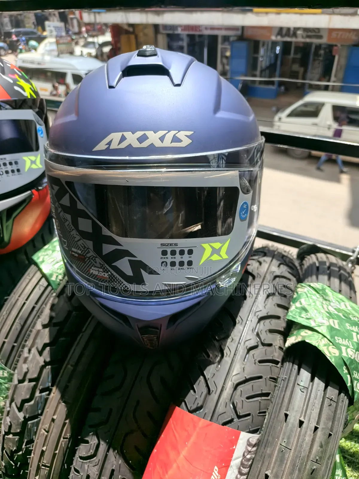 Blue Dot Certified Draken Axxis S Crazy Motorcycle Helmet