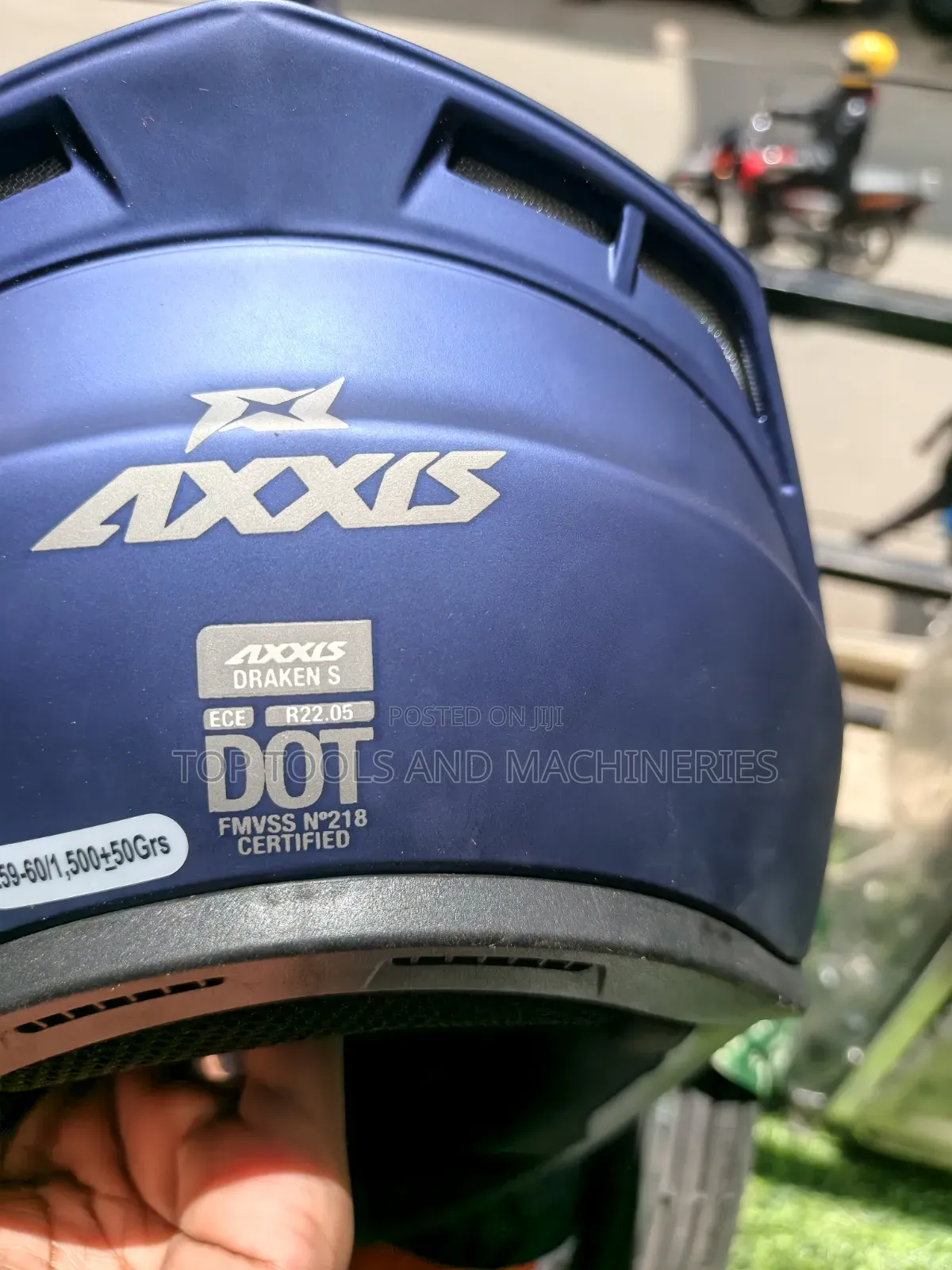 Blue Dot Certified Draken Axxis S Crazy Motorcycle Helmet