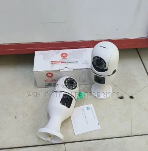 V380 PTZ Dual Lens Bulb Wifi Camera
