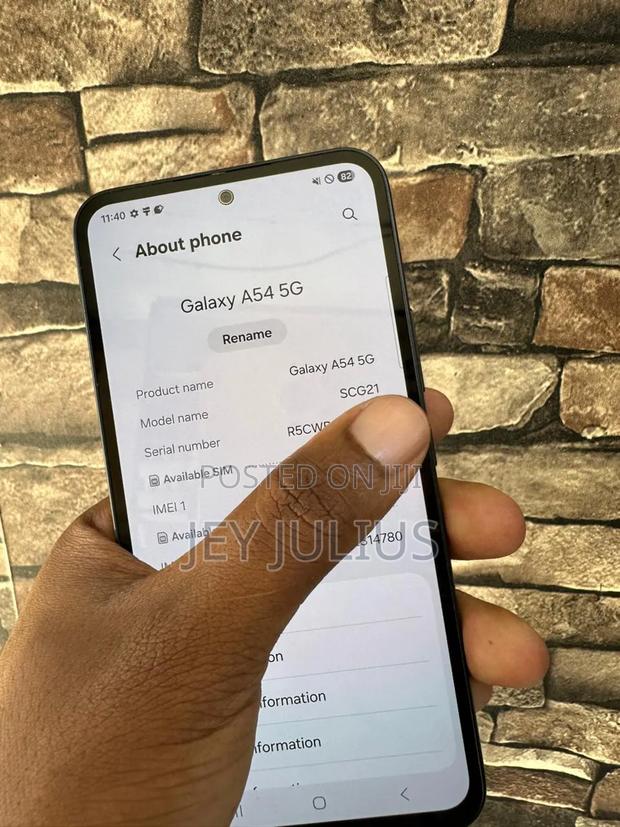 Samsung Galaxy A54 5G 128 GB Black - thumbnail 4