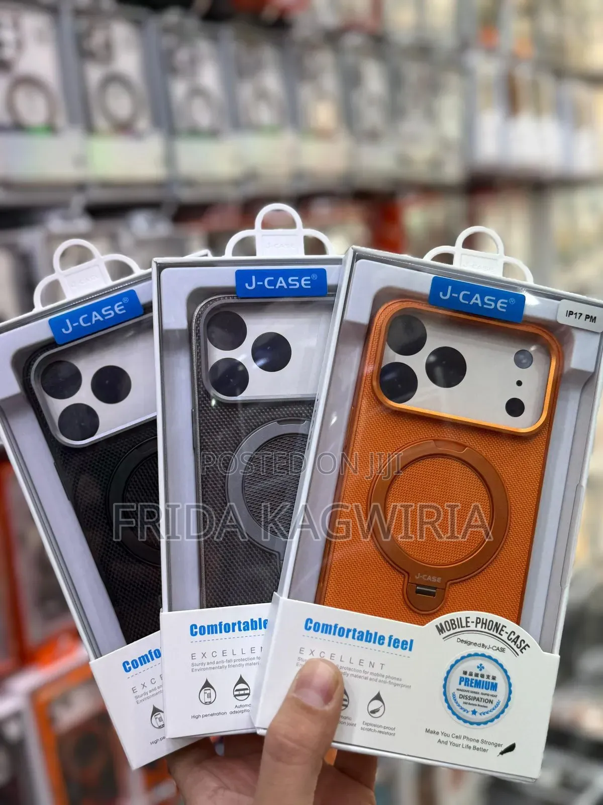 Premium Magnetic Back Case F iPhone 17 Pro Max