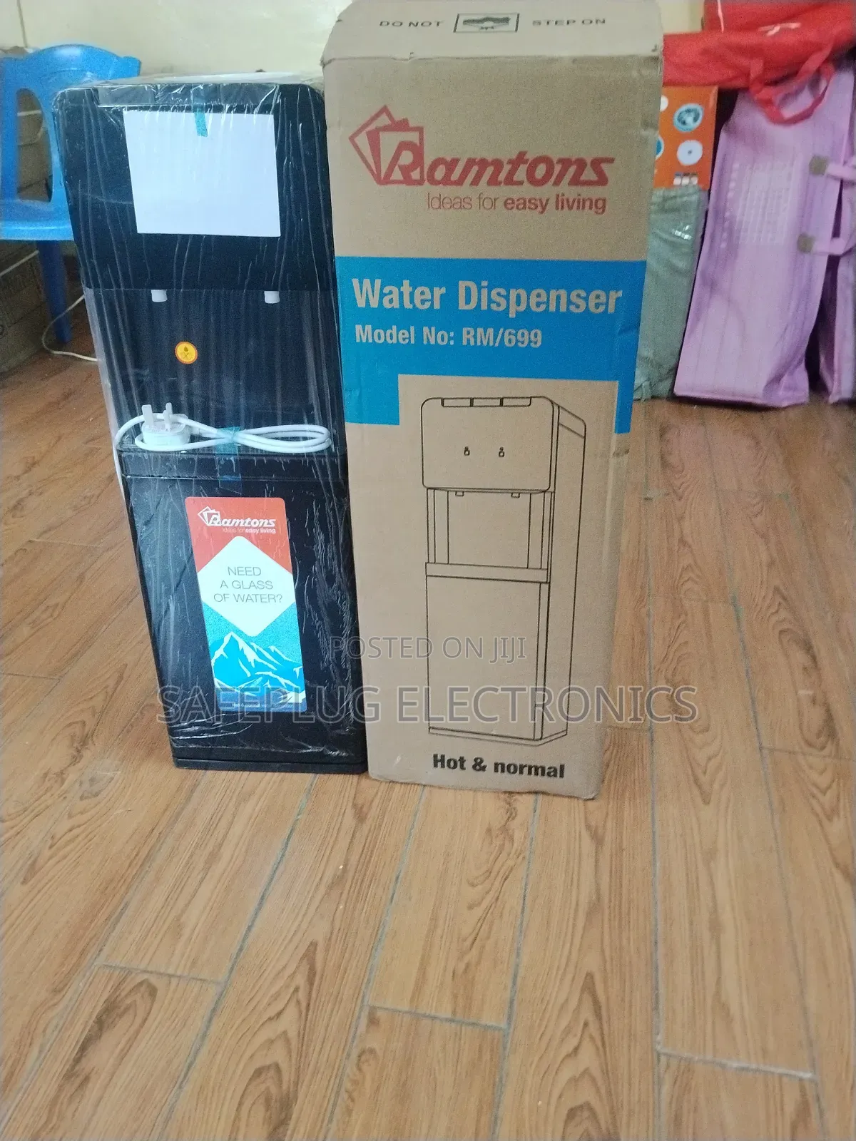 Ramtons Rm699 Hot and Normal Water Dispenser With Storage Cabinet