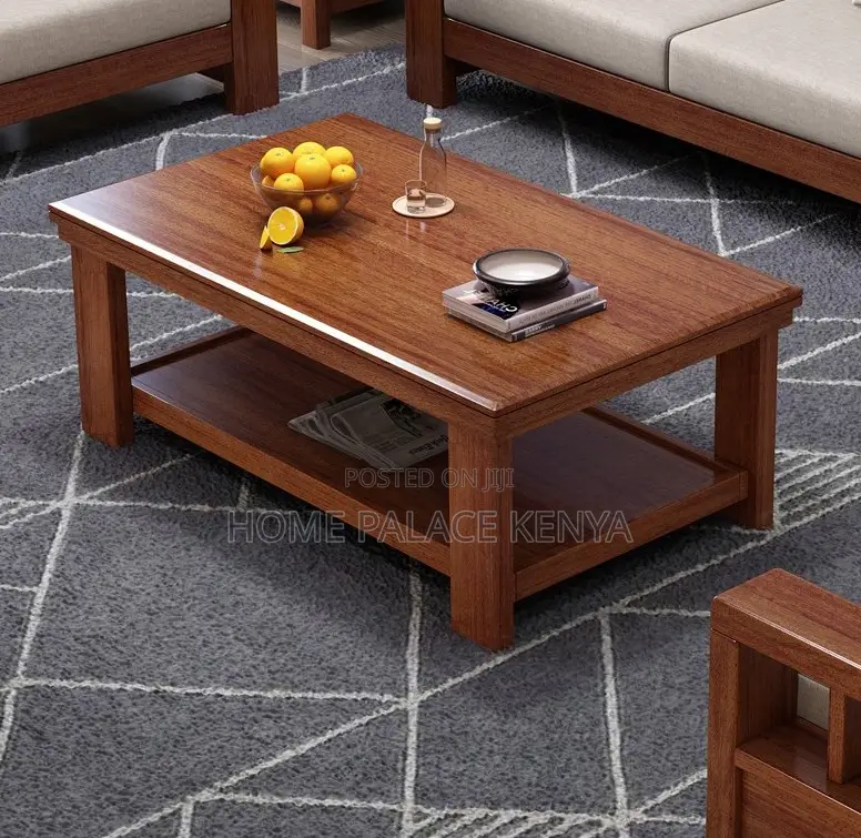 Coffee Table: Vintage Style Wood Coffee Table