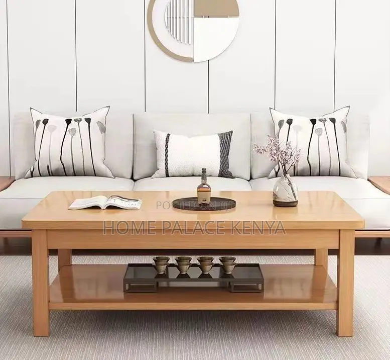 Coffee Table: Vintage Style Wood Coffee Table