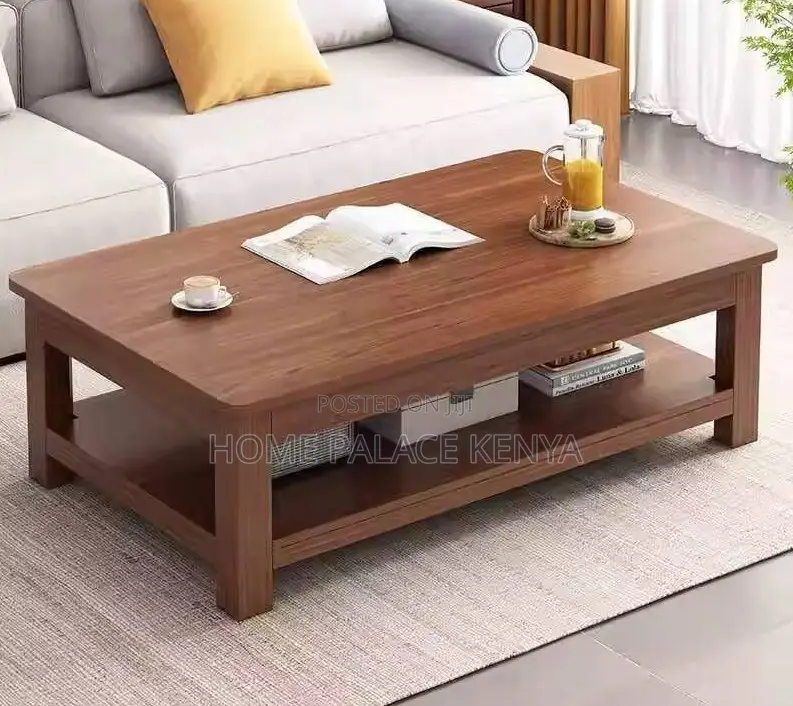 Coffee Table: Vintage Style Wood Coffee Table