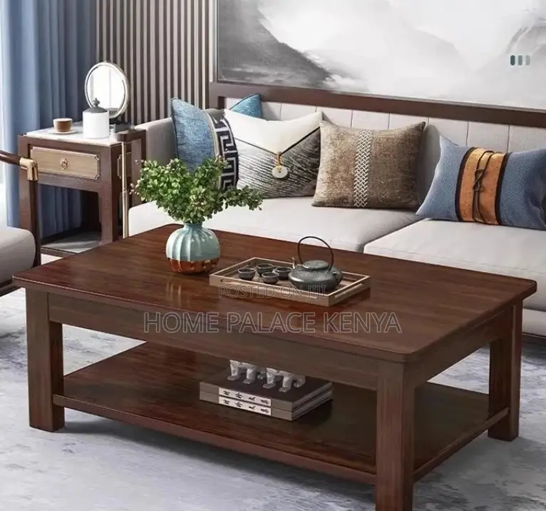 Coffee Table: Vintage Style Wood Coffee Table