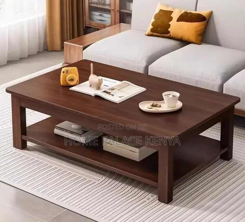 Coffee Table: Vintage Style Wood Coffee Table