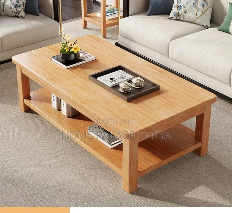 Coffee Table: Vintage Style Wood Coffee Table