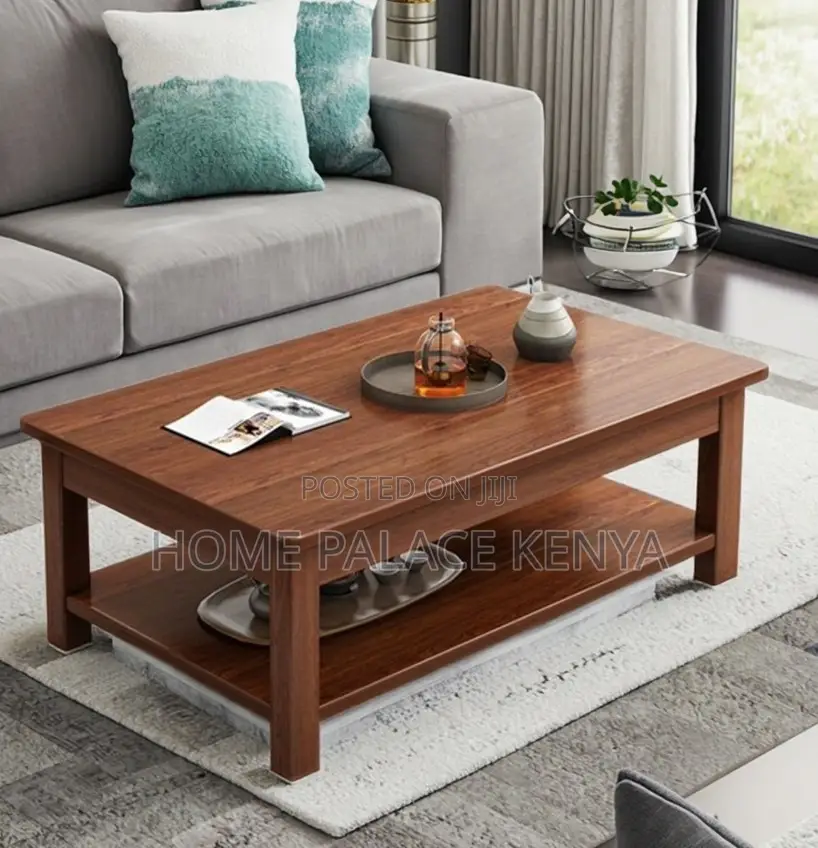 Coffee Table: Vintage Style Wood Coffee Table