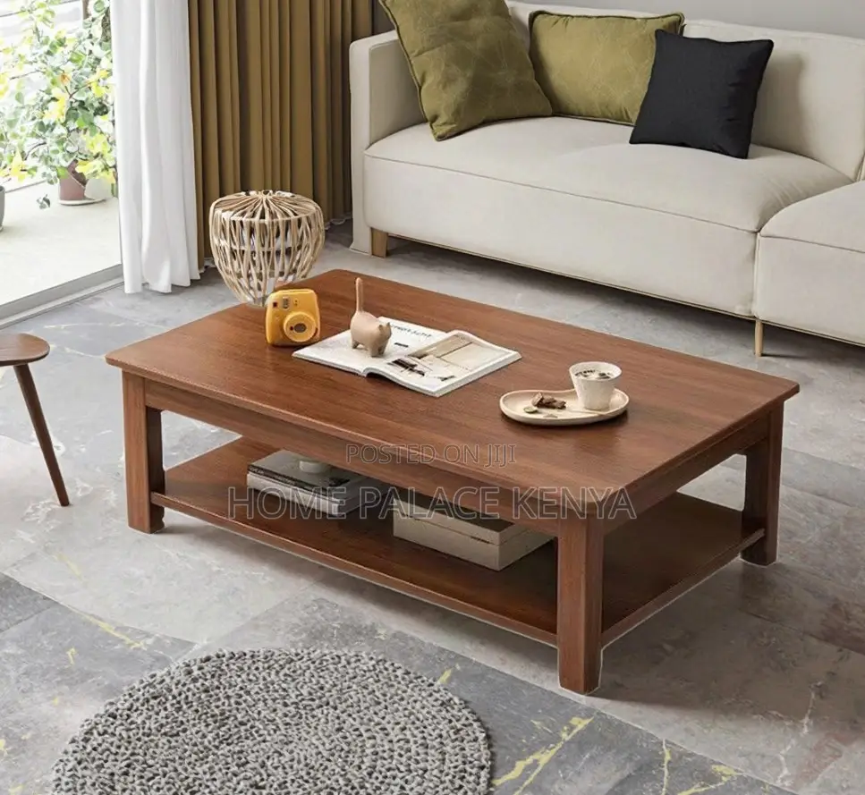Coffee Table: Vintage Style Wood Coffee Table