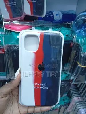 iPhone 11 Tri-Color Vertical Split Design Case