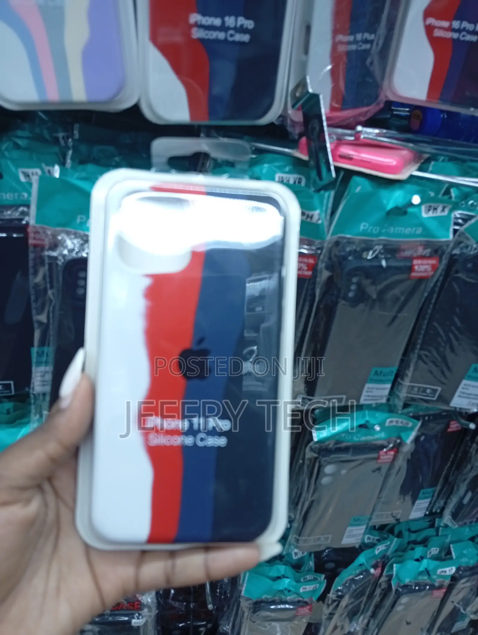 iPhone 11 Pro Featuring a Patriotic Red, White, and Blue Design Cover