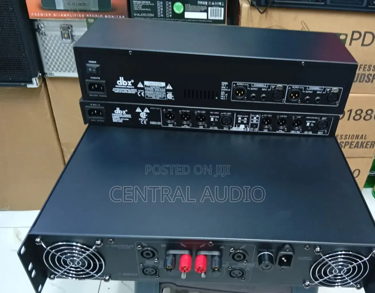 Pa System Peavey Cs 4000 + DBX 234 Crossover+ DBX 231 Equaliser