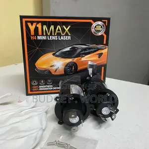 Y1 Max H4 Compact Mini Projector Led Headlights With Cooling Fan