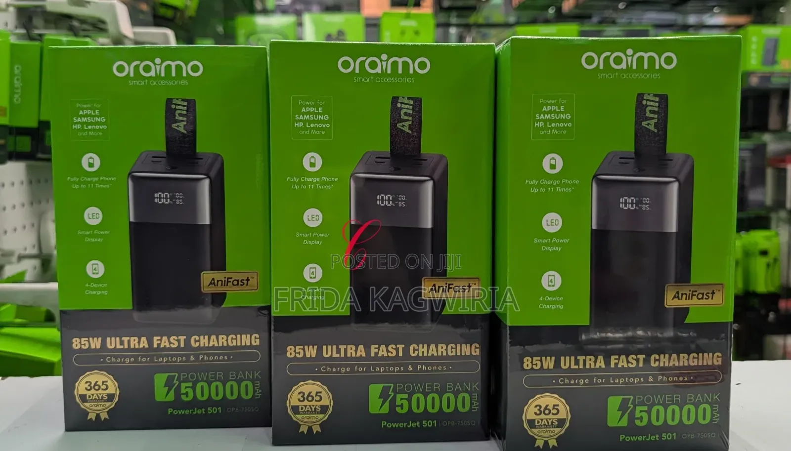 Oraimo Powerjet 501 *85w 50,000mah* Ultra Fast Charging Power Bank