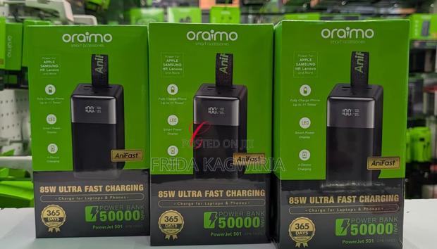 Oraimo Powerjet 501 *85w 50,000mah* Ultra Fast Charging Power Bank