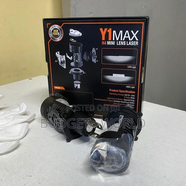 Y1 Max H4 Plug and Play Mini Led Projector Bulbs With White Light
