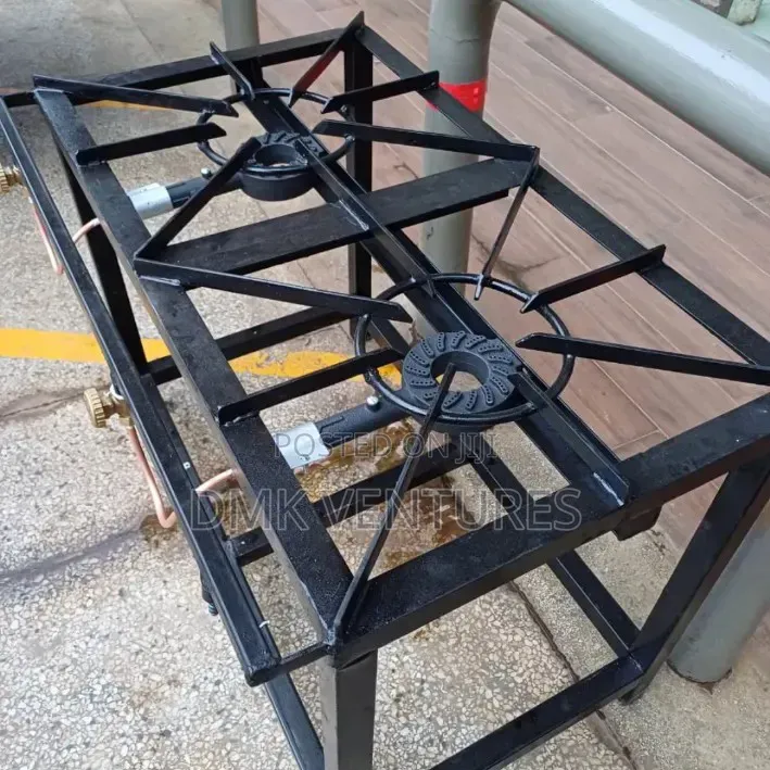 Extravagant Mild Steel Two Burners Gas Cooker