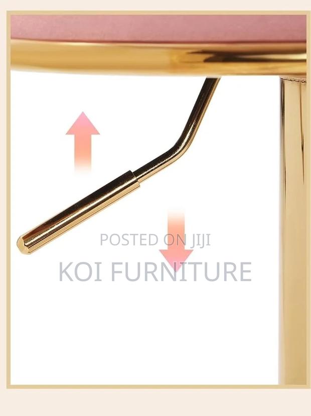 Barstools; Vcklp1 Leather Adjustable Koi Barstools - thumbnail 3