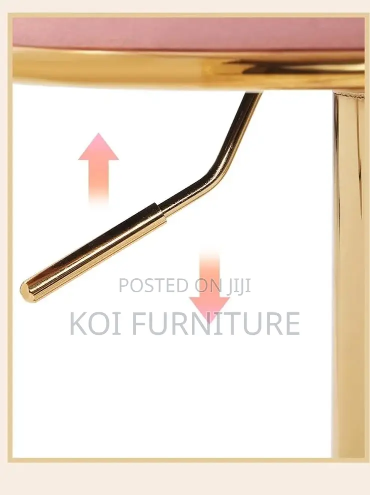 Barstools; Vcklp1 Leather Adjustable Koi Barstools