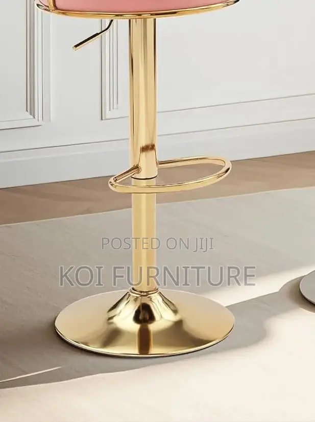 Barstools; Vcklp1 Leather Adjustable Koi Barstools