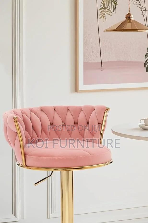 Barstools; Vcklp1 Leather Adjustable Koi Barstools - thumbnail 6