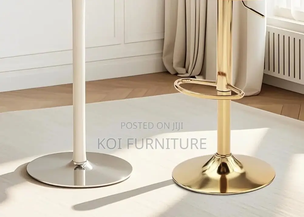 Barstools; Vcklp1 Leather Adjustable Koi Barstools